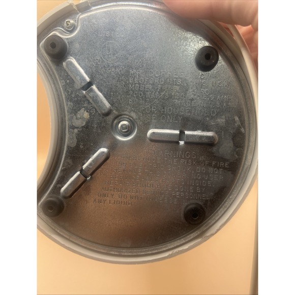 Mr. Coffee Iced Tea Maker 2 QT TM1.5 Red White Base Unit Only No Pitcher - Picture 12 of 12